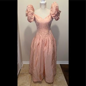 🎀 Vtg 80s Eve of Milady Prom Dress